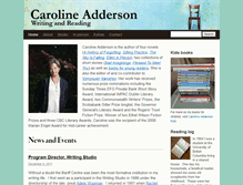 Tablet Screenshot of carolineadderson.com